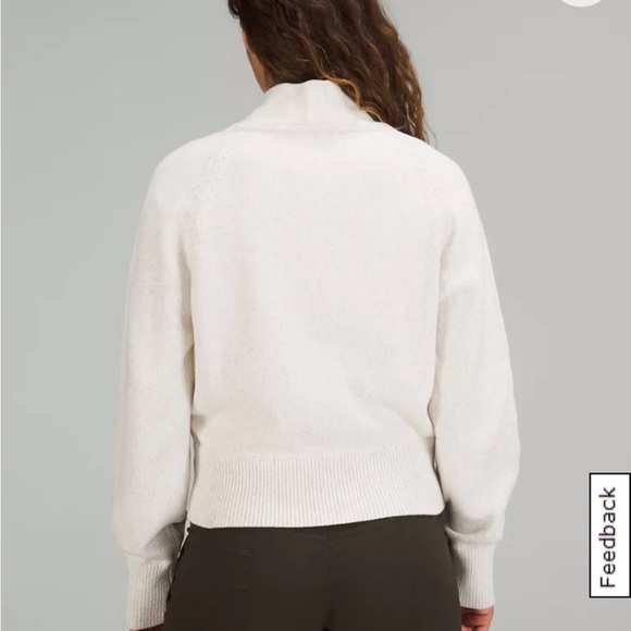 Lululemon cotton blend full zip sweater - Picture 2 of 10